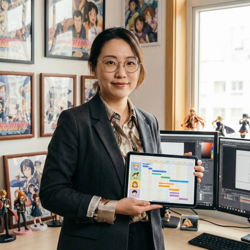 17c一起草动漫制片人林雨薇